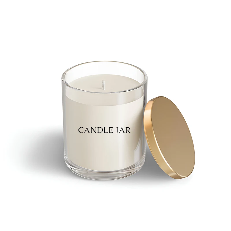 Luxury Amber Frosted Matte Black Glass Candle Jars Container With Metal Gold Silver Lid Bamboo Wood Cork Lid 7oz 8oz 10oz 16oz