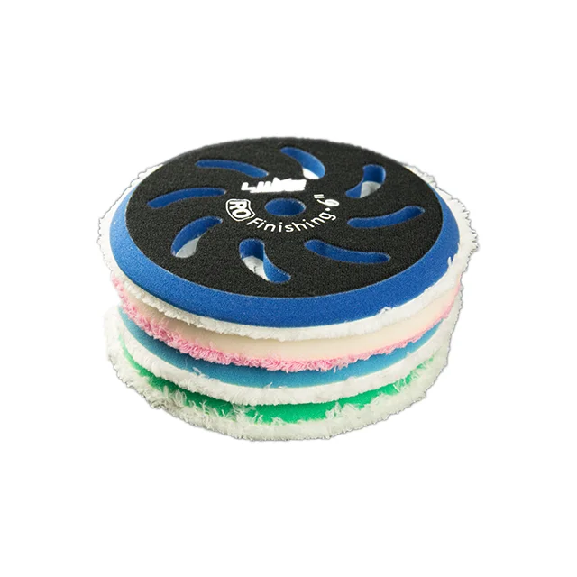6inch Microfiber wool car polishing pad