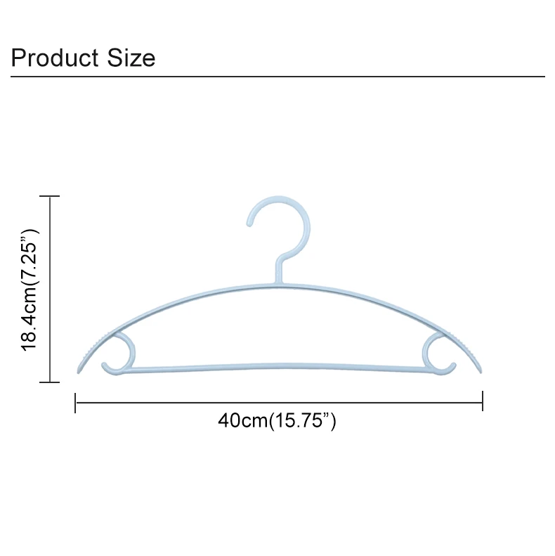 Wardrobe Living Room  Use Plastic Clothing Organizer Injection-Molded Coat Rack Plastic Sock Hanger