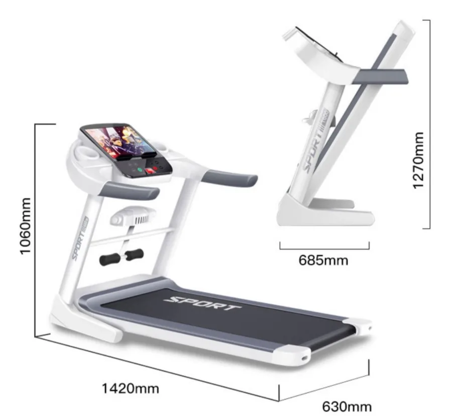 High quality factory price foldable home exercise life fitness portable walking treadmill for sales