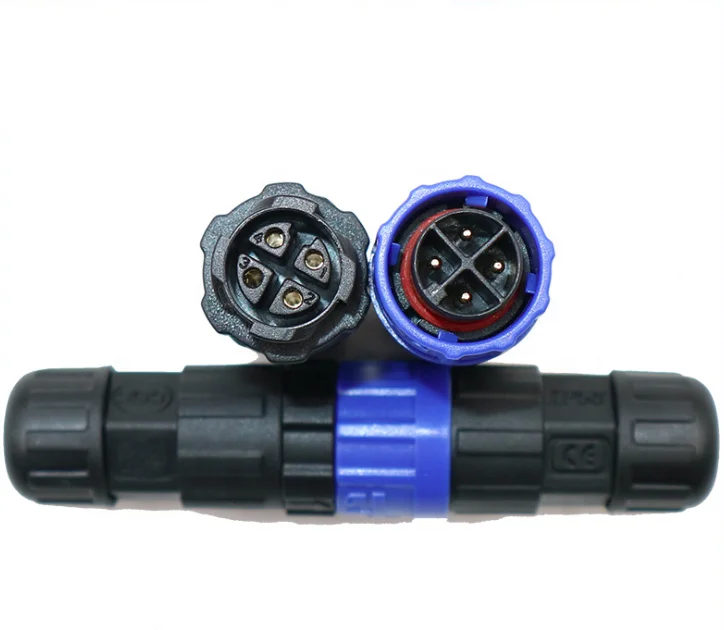  Mini m12 m16 m8waterproof led power connector 2 3 4 5 6 7pin panel waterproof plug M16 pin female