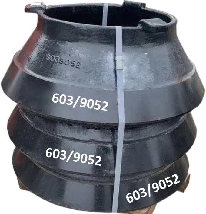 Hot sales Shanbao  Terex RC45 RC54 RC60 mining machinery cone crusher spare parts mantle and bowl liner