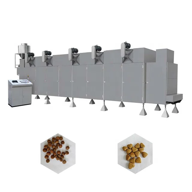 flavouring pellet animal pet feed production line dog pet food making machine