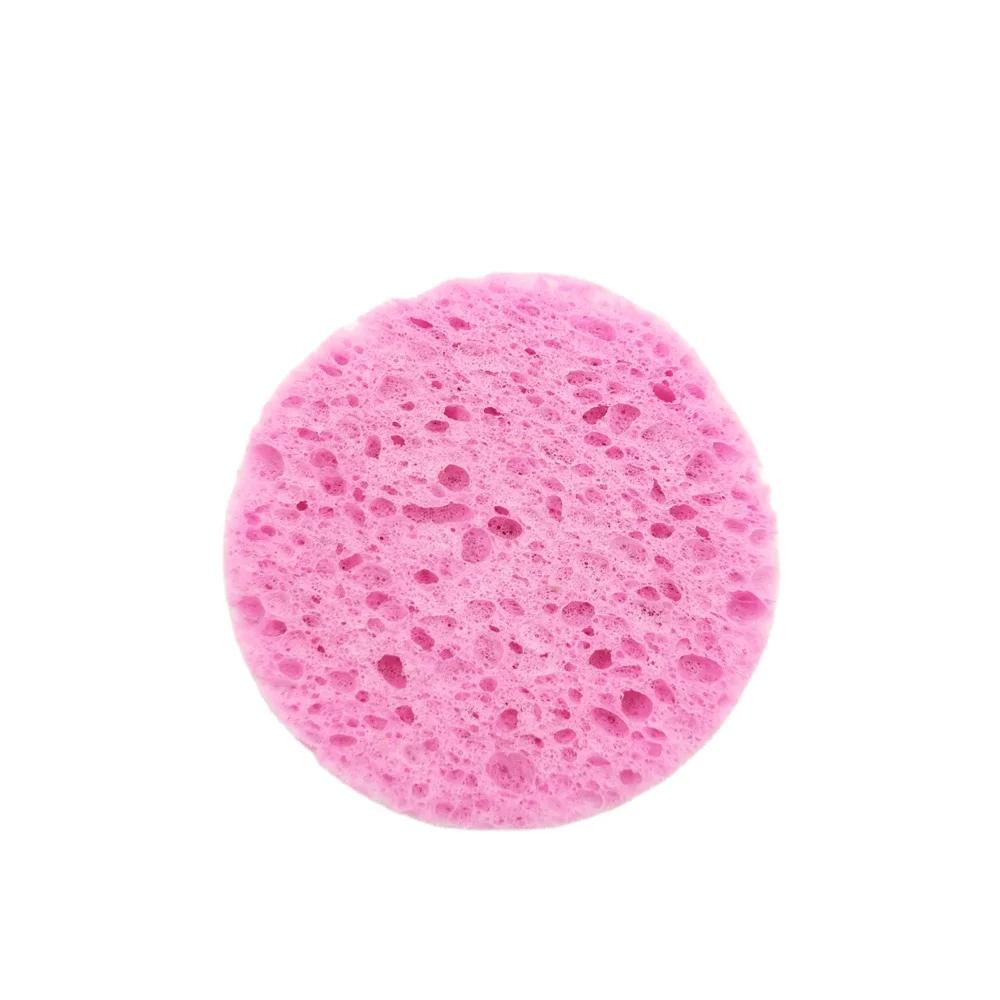 Best Selling 2023 Eco Friendly Gifts White Bath Shower Facial Compressed Wood Pulp Cellulose Sponge Sheets