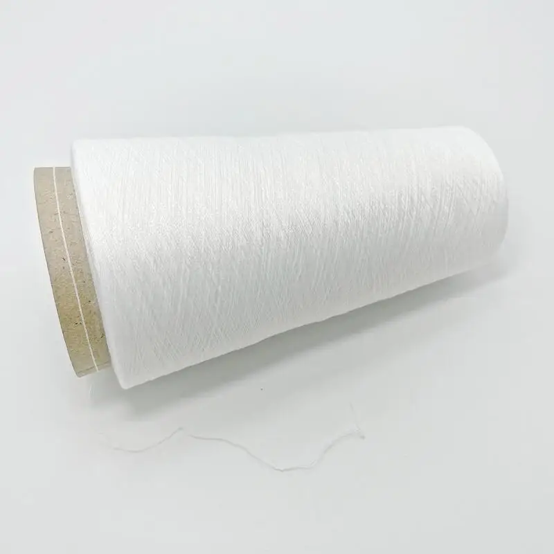 Ne 30/1 100% Virgin Polyester vortex  yarn  MVS  spun yarn  for knitting polyester ring spun yarn