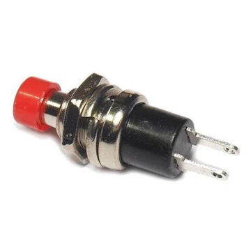 Latching Action SPST Round Red Push Button Switch AC 125V 3A