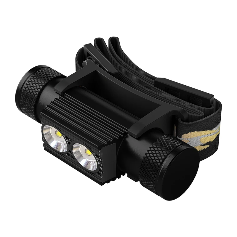 Portable Waterproof Powerful Headlamp Type C Rechargeable 2000mAh Battery LED Outdoor Running Head Lamp