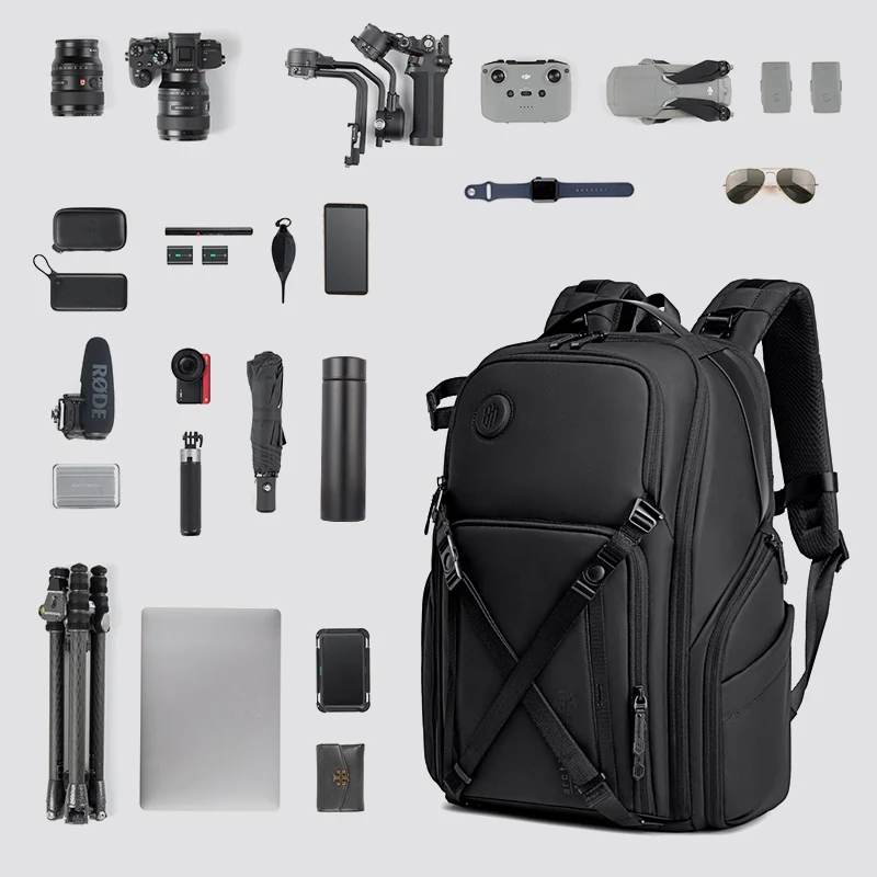 ARCTIC HUNTER Multifunction Large Capacity Smart Backpack for Business Travel Mens  Laptop  Back Pack Drone Camera Bag Mochila