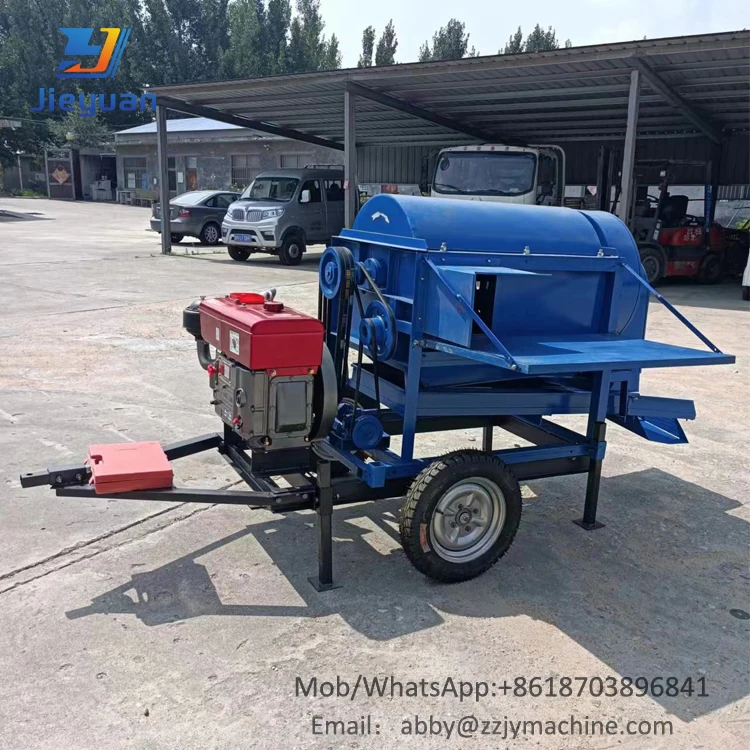 Ground Grain Peeling Machine Wheat Thresher Highland Barley Thresher Rice Thresher Price Philippine