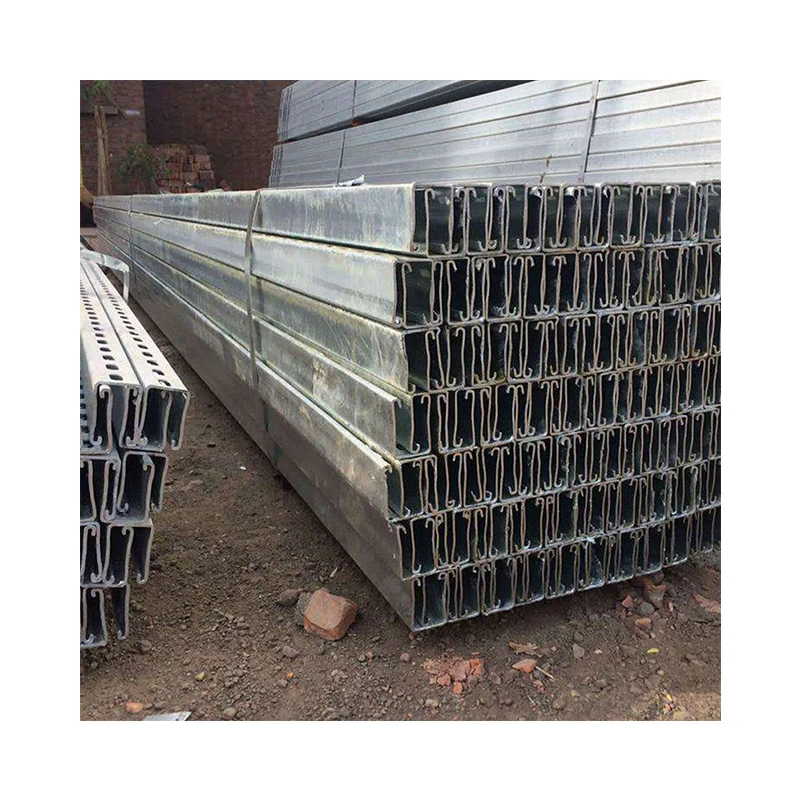 high-class 304 316 stainless steel square head strut channel 2022 hot selling good price q235c strut channel steel strut channel