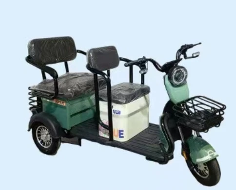 Multi-purpose Electric Three-wheel Vehicle 48V Open Body for Passenger or Cargo Use Three-wheel Electric Vehicle LED Light Eec