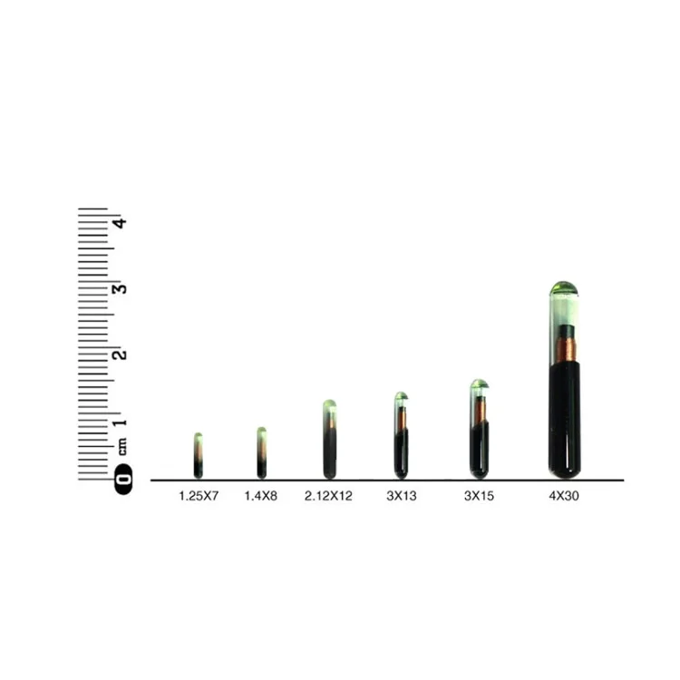 13 56 МГц RFID nfc стеклянная Капсульная бирка чип