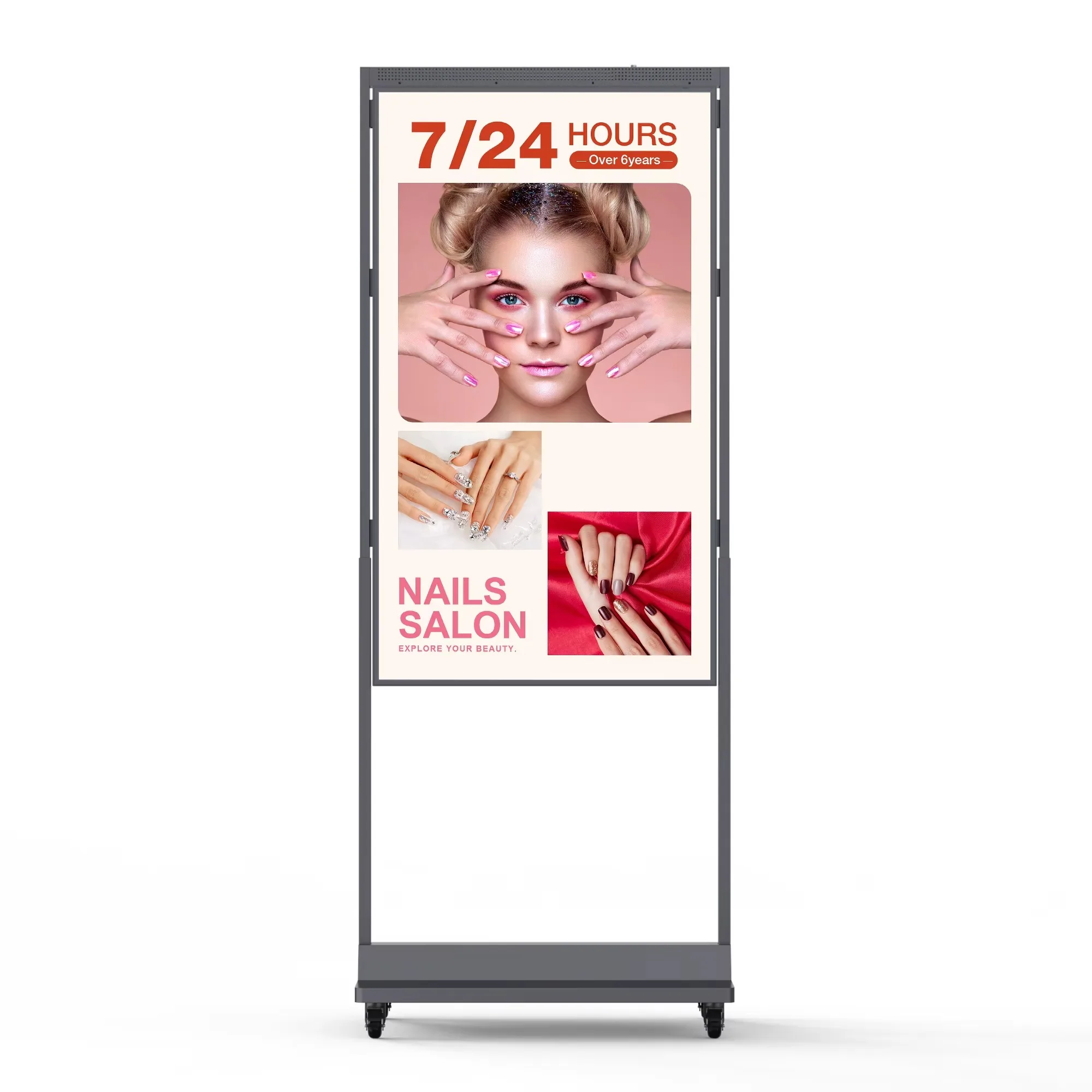 Shopping Center Hanging LCD Screen Commercial TV Digital Display Single and Double-sided Highlight Window Advertising Machine