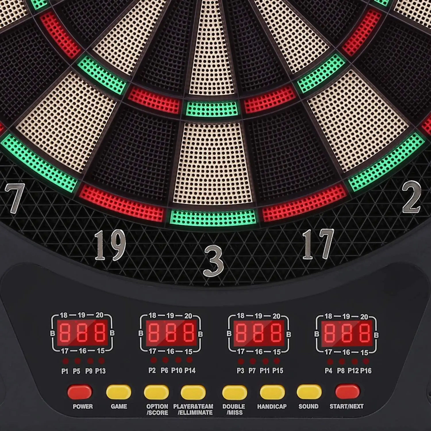Electronic Dart Board LED Display Automatic Scoring Dartboard Sets for Adults with 6 Darts