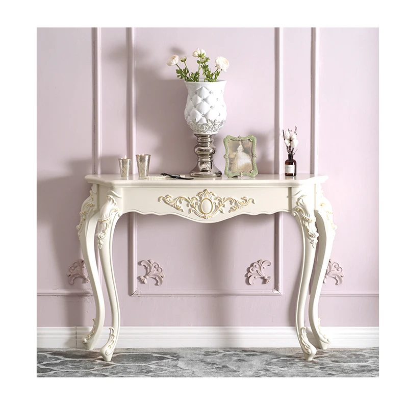 
100cm wide color customized luxury console table for hall way 