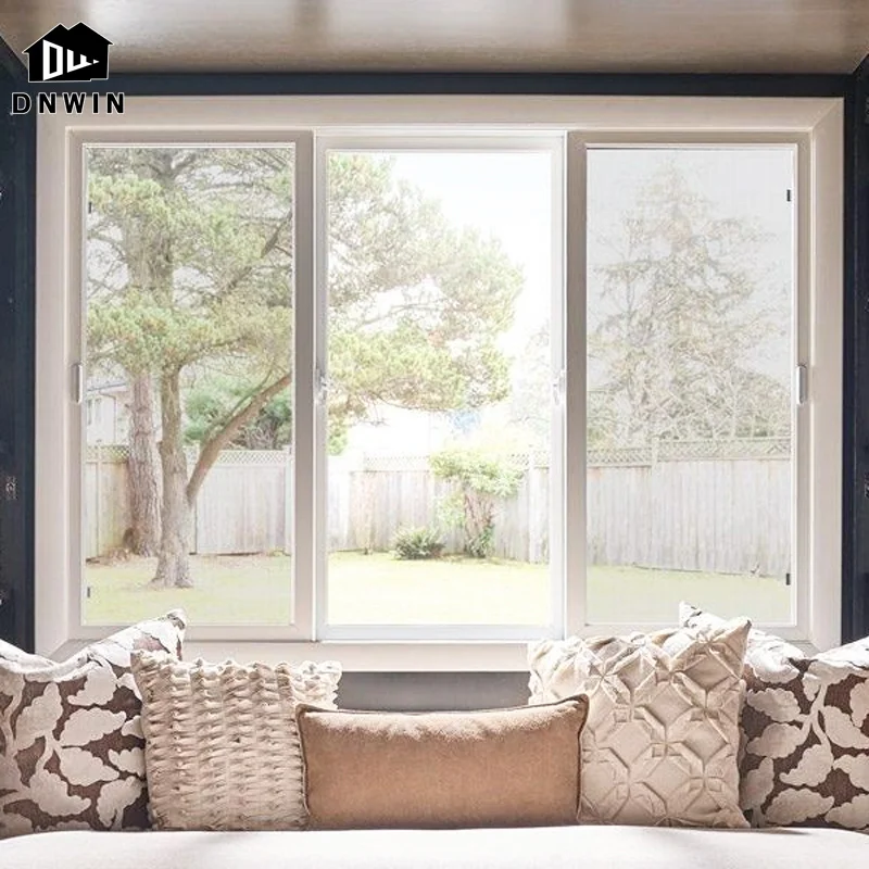 Modern design villa tempered glass aluminium soundproof high quality sliding window