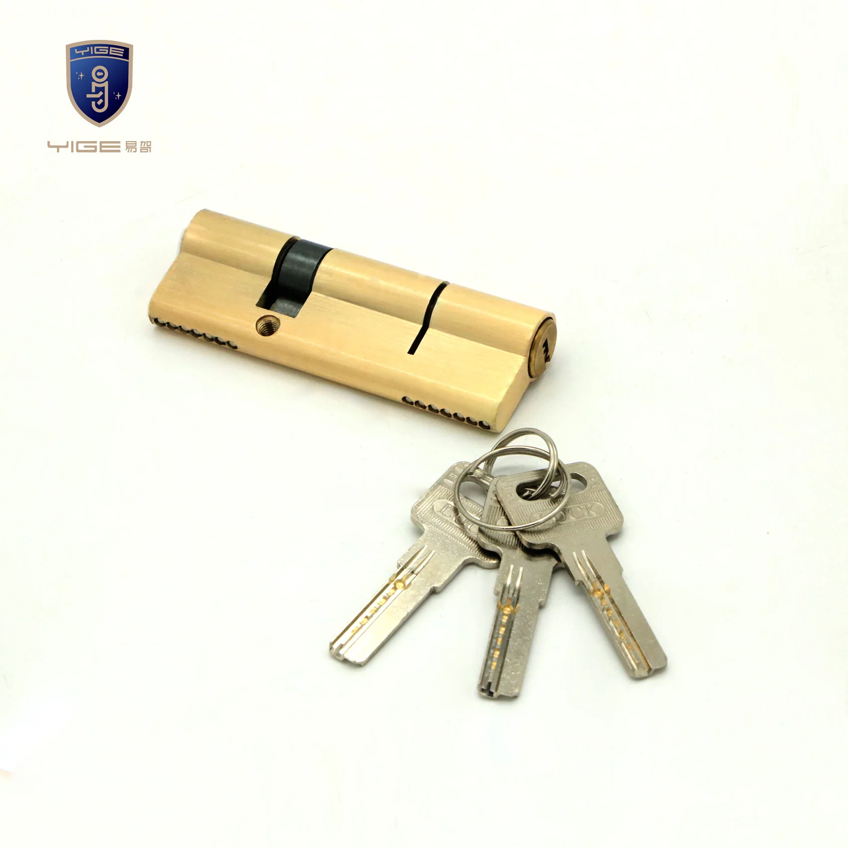 YiGe 90mm zinc alloy door lock cylinder Anti-theft tun lock cylinders construction hardware door lock manufacturer