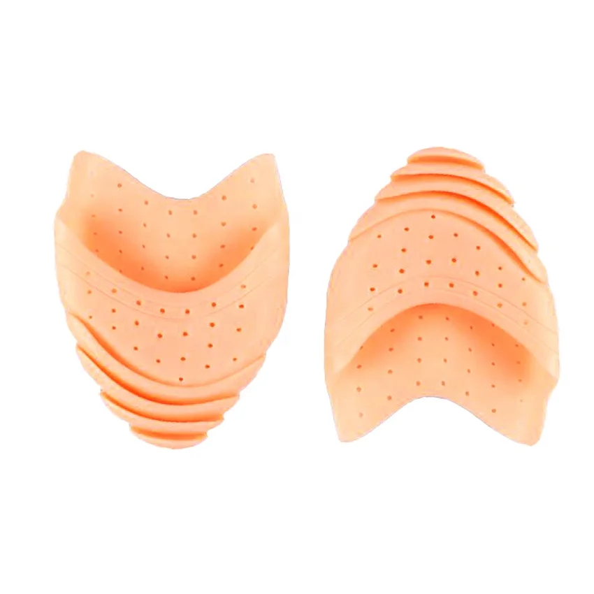 FormBeautyToe Silicone Gel Pointe Ballet Dance Shoe Toe Pads Toe Protector with Breathable Hole and Cutting HA00716