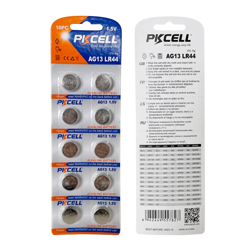 0% hg pb ag13 battery lr44 lr 44 a76 l1154 alkaline button cell battery for watch atmosphere lights