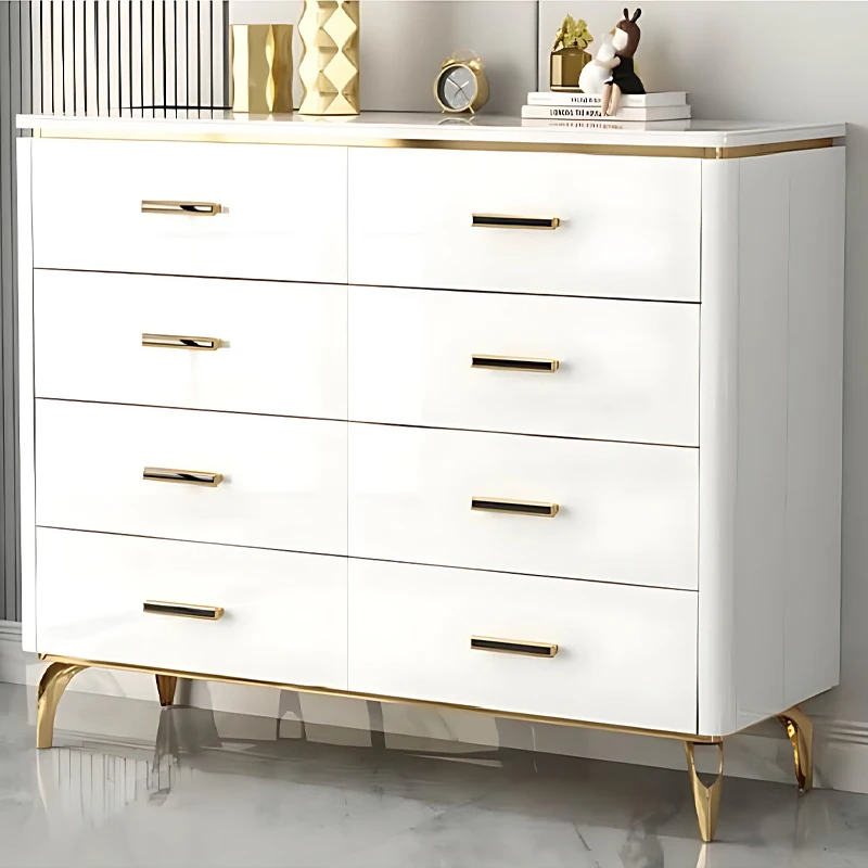 Audrey Modern Living Room Storage Cabinet Furniture Double Doors Drawers of Chest 2 Wooden Chest of Drawers