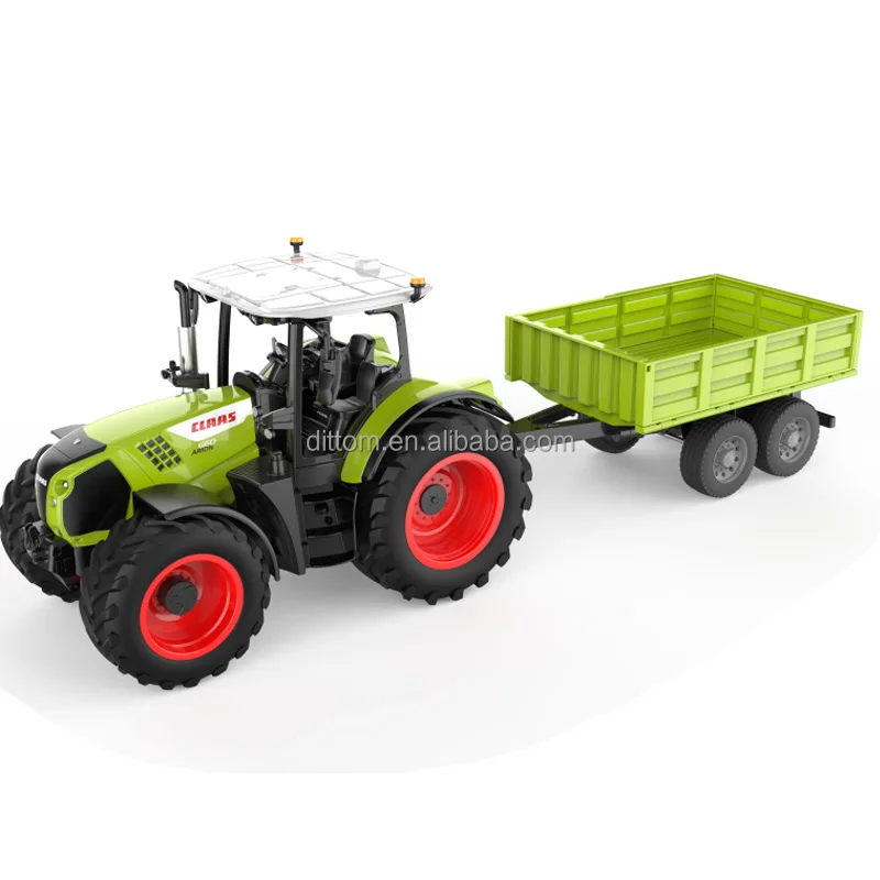 DoubleE E692-003 1/16 RC фермерский трактор самосвал 2 4 г сельскохозяйственный опрокидывающийся ПРИЦЕП МОДЕЛЬ инженерного автомобиля игрушки