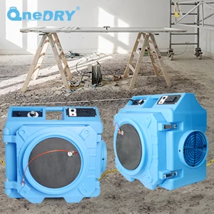 DukOnedry HEPA  filter 800CFM Air Scrubber 3-Stage Filtration Negative Machine Air Scrubber rental purifier Air Cleaner for mold