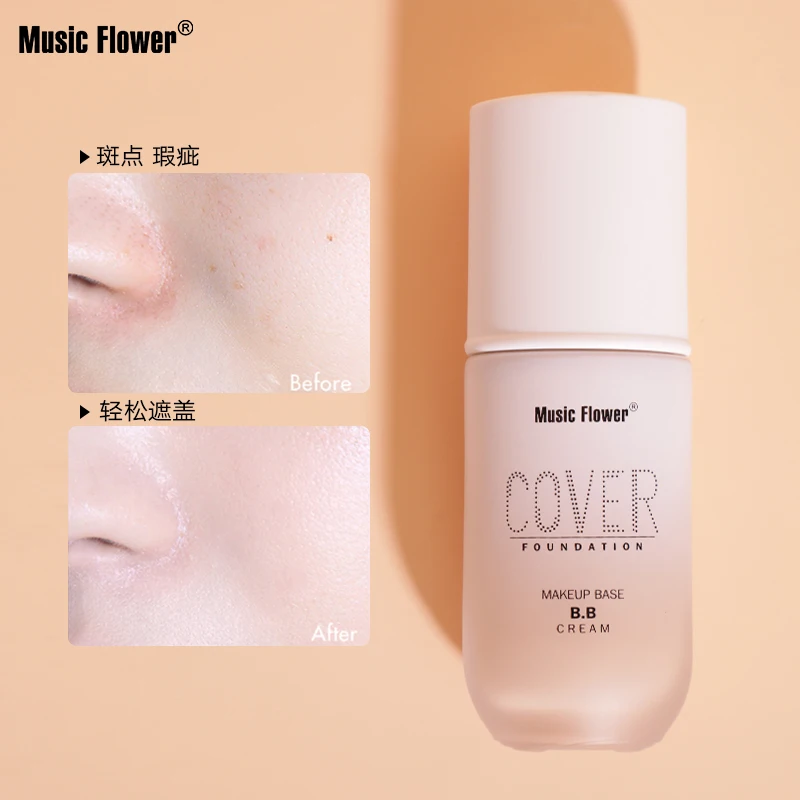 Private Label Foundation Bottle Full Coverage Waterproof Makeup Liquid Concealer Foundation For Girls