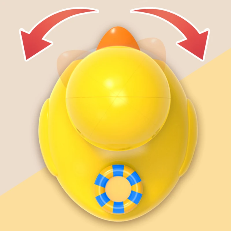 Hot Children Yellow Duck Toy Car Set Catapult Truck Press And Go Friction Inertial Stunt Car Toy