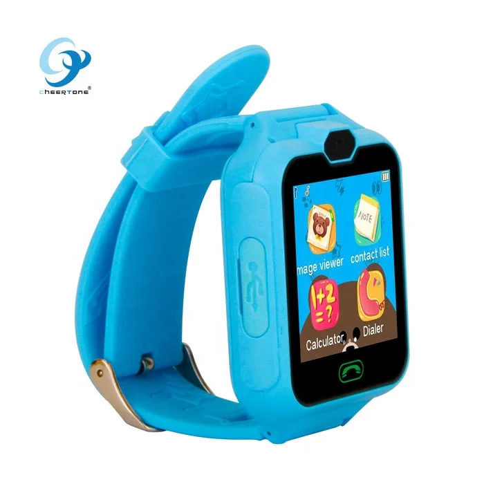 CTC6 Children Wrist Cell Phone Telephone Calculator Pedometer Recorder Smart Game Watch Video Smartwatch For Kids With Sim Card