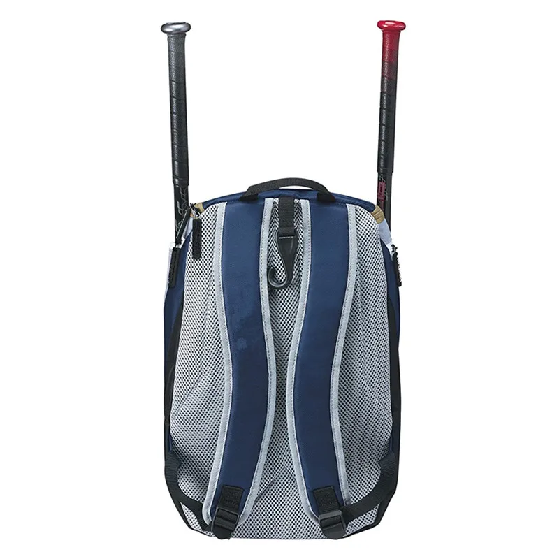 Custom Unisex Youth Sports Baseball Gear Backpack Portable Large Capacity Water-Resistant Made of Canvas Nylon and Polyester