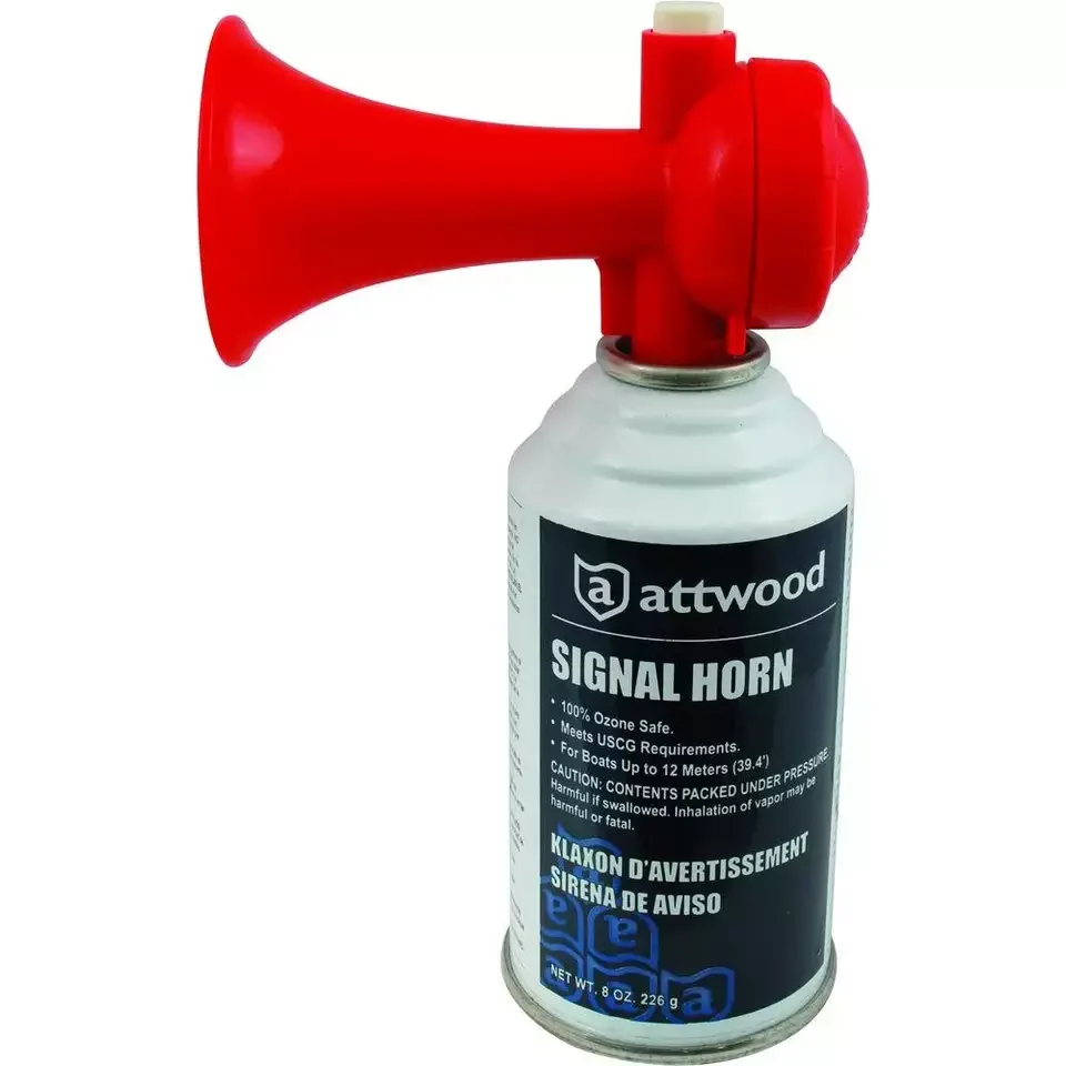 Wholesale Promotional decorative plastic Aerosol gas air horn for marine and sport