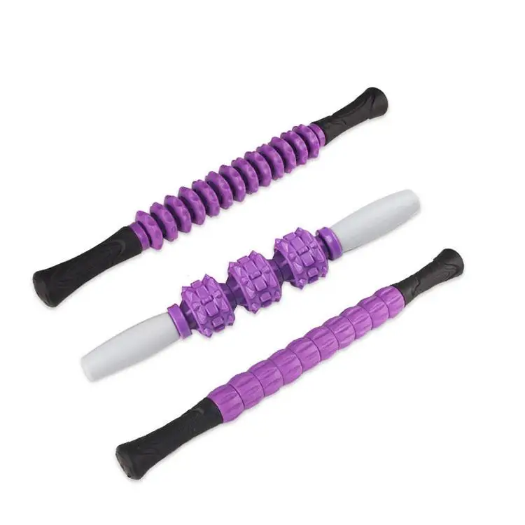 Custom Jade 1pcs Rose Crystal Quartz Roller Slimming Face 4 In 1 Electric Facial Fitness Mad Foot Cork Yoga Massager Roller Ball