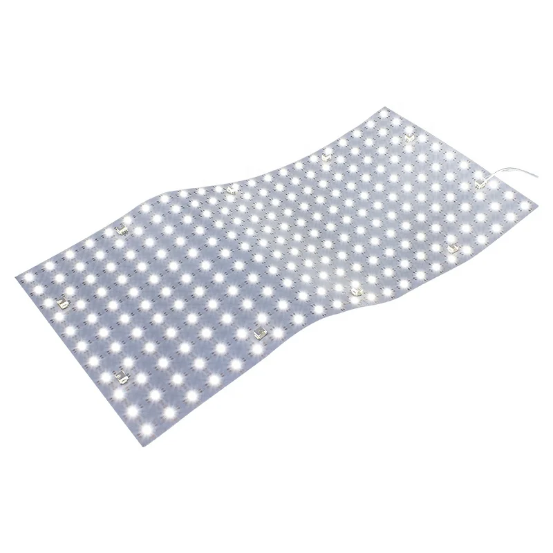 Bendable led board panel 242leds 22.3*22.3mm cutting flex led sheet CRI 80 90 95  for stage back light box Marble Table