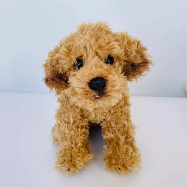 Customized Simulation Teddy Dog Plush Toy Bean Grain Mini Teddy Dog Doll Cute Pocket Puppy