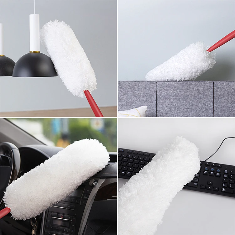 BOOMJOY car microfiber flexible duster household handle duster