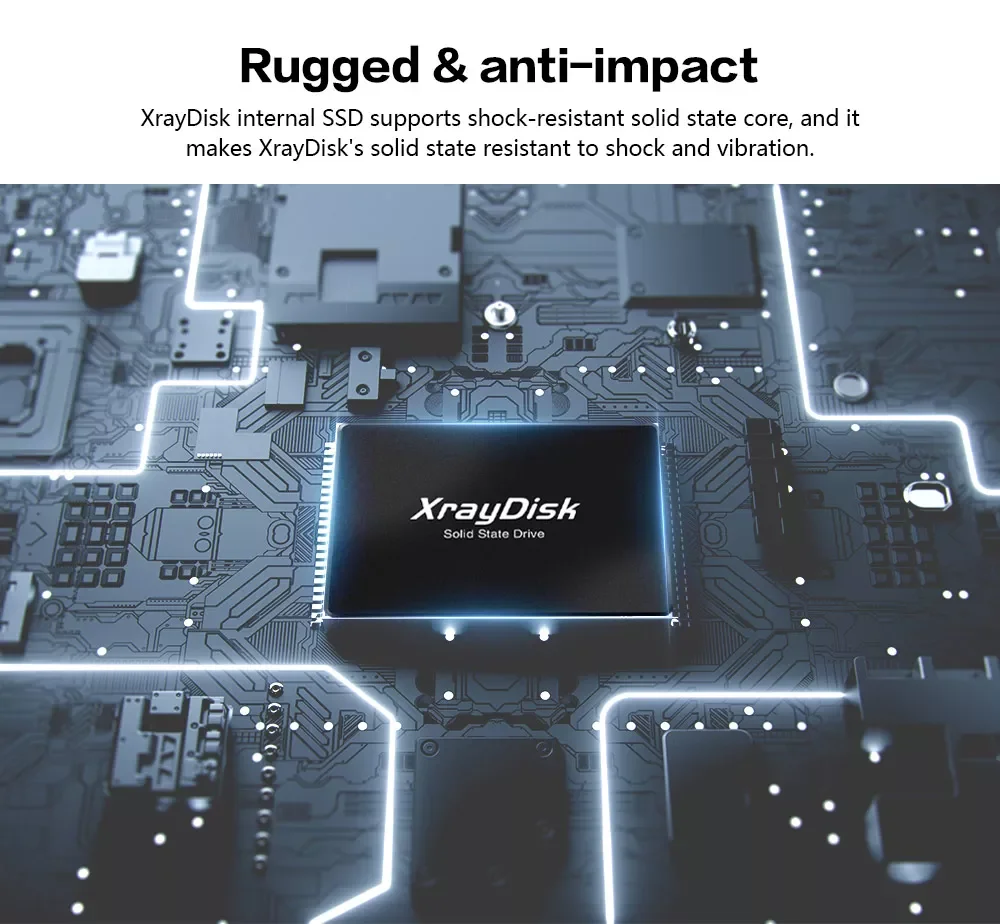RTS XrayDisk Wholesale Ssd 60GB 120GB 128GB 240GB 256GB 480GB 512GB 1TB 2.5 Inch SAtA3 Internal Hard Disk For Desktop & Laptop
