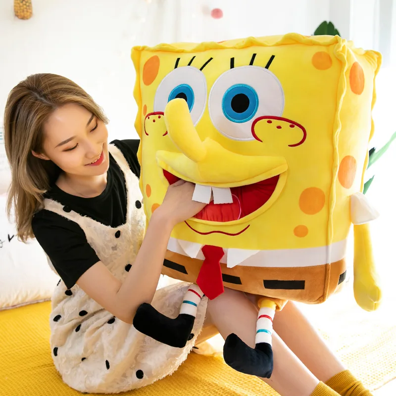 HL Wholesale Bob the Square Pants and Patrick Star Plush Toys Stuffed Animals Sponges Baby Pillows Giftable Squishy Dolls