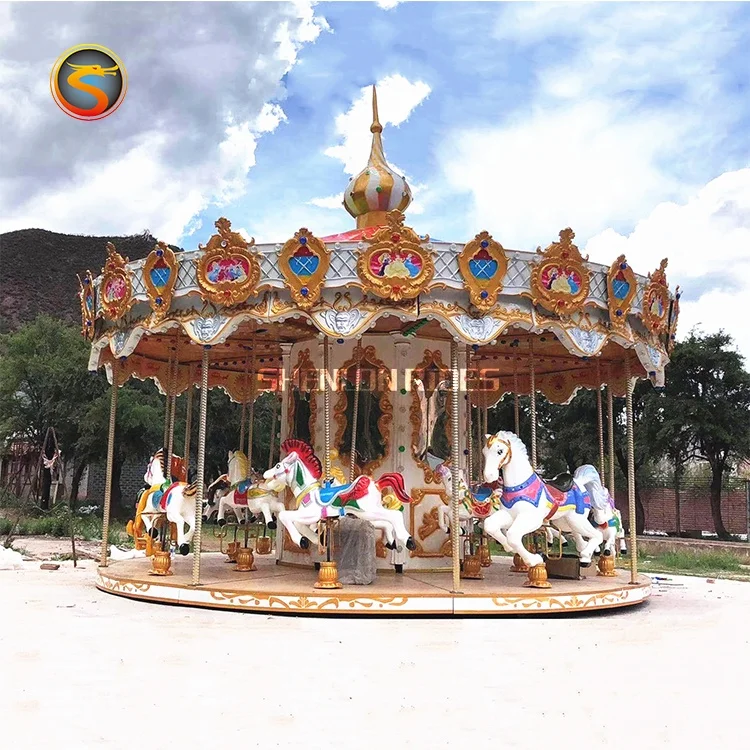 Newest 36 Seats Luxury Carousel Horses Rides Carousel Fairground Rides Carousel