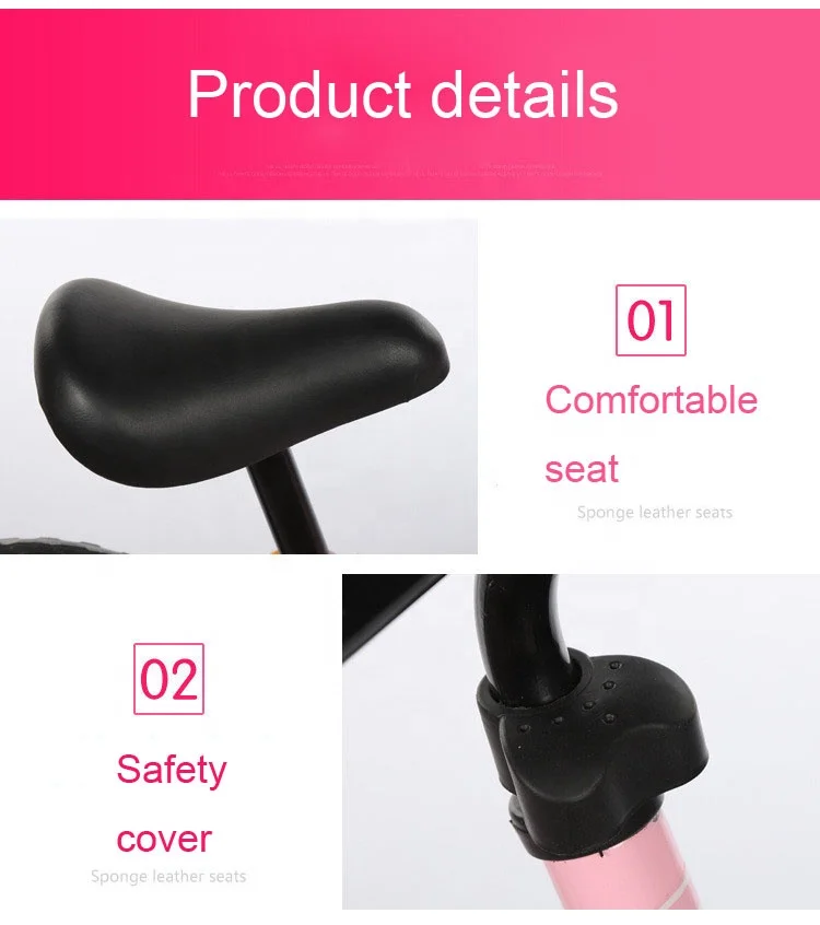 2 ~ 10 -Year-Old Boys and Girls Steel Frame Balance Bike Baby Ride on Car Mini Cheap Road Bike Kids First Bike for Children