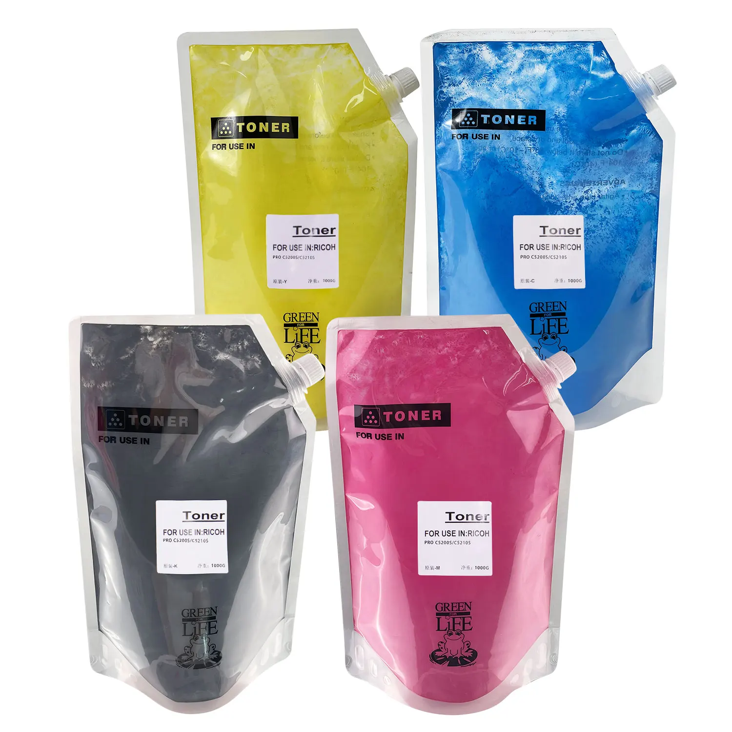 Similar quality to the original RICOH Pro C5200 Toner Cartridge For Pro C5200s C5210s 1000G