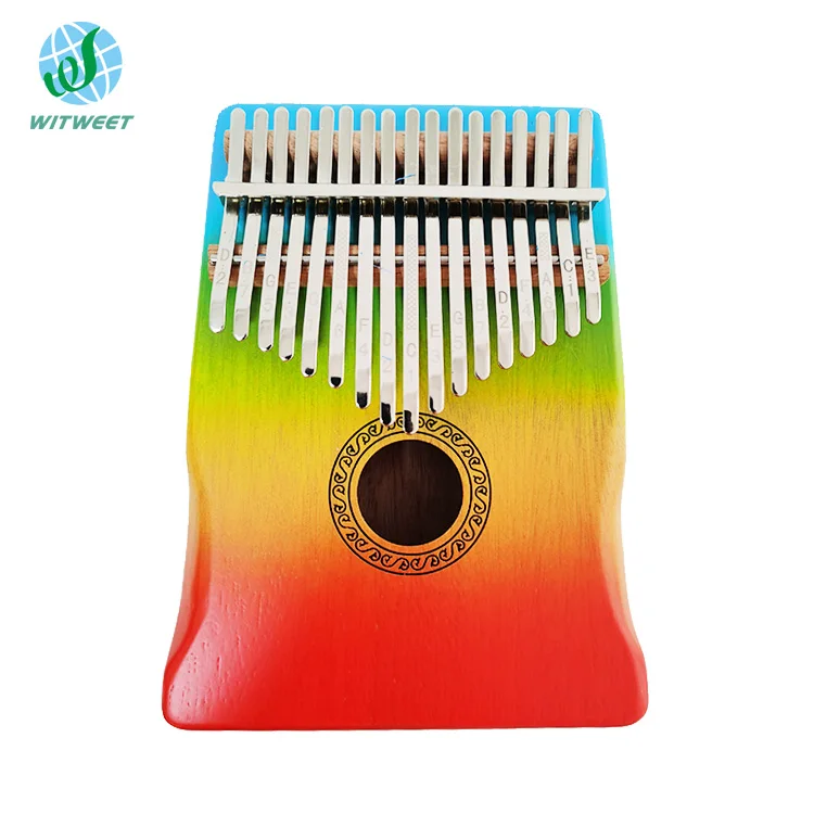 Cheap Price Kalimba High-quality17 Keys Wooden Thumb Piano Kalimba Musical Instrument Solid Mahogany Body Hotsale