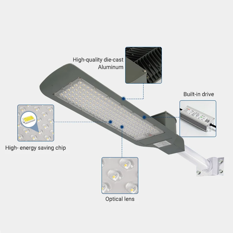 Outdoor LED Street Road Light Ip66 Waterproof SMD 30w 50w 100w 150w Led Street Light