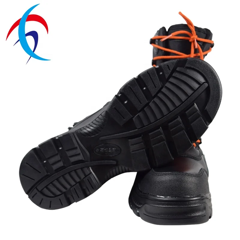 Cheap Fire Fighting Equipment Manufacturer Fireman Boot Professional Rescue Shoes