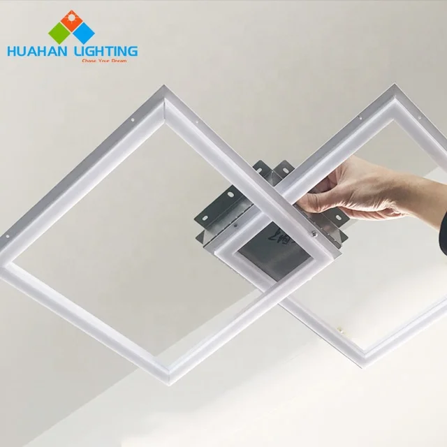 Design Ceiling Lamp 24W 30x30 Led Square Decorative Light Residential Led Ceiling Light Surface Mounted Huahan Lighting Modern