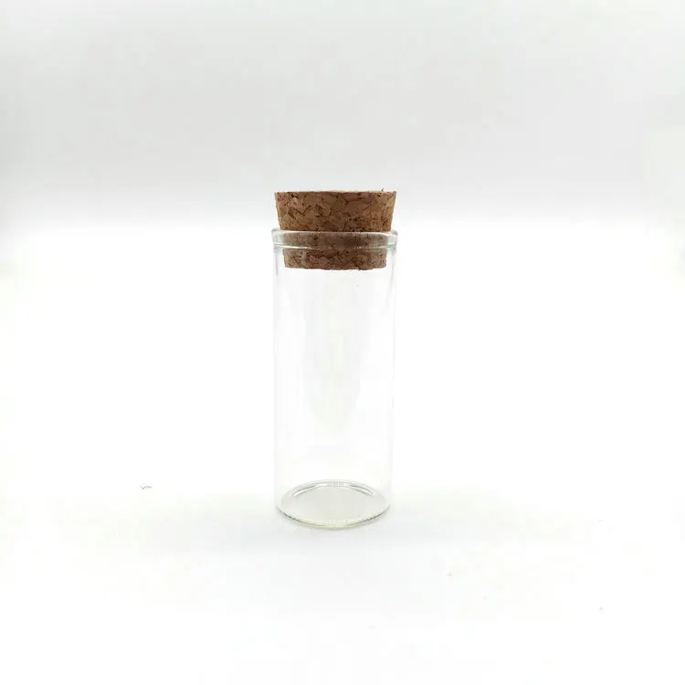 Borosilicate clear Small Mini test Tube Glass Bottle Vial Penicillin Jar Wishing Drifting Essential Oil with