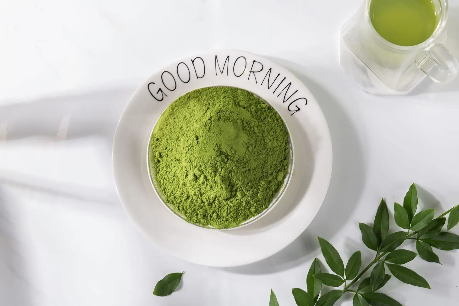 Matcha Green Tea Powder with Almond Flavor Bulk Orders and Direct Supply