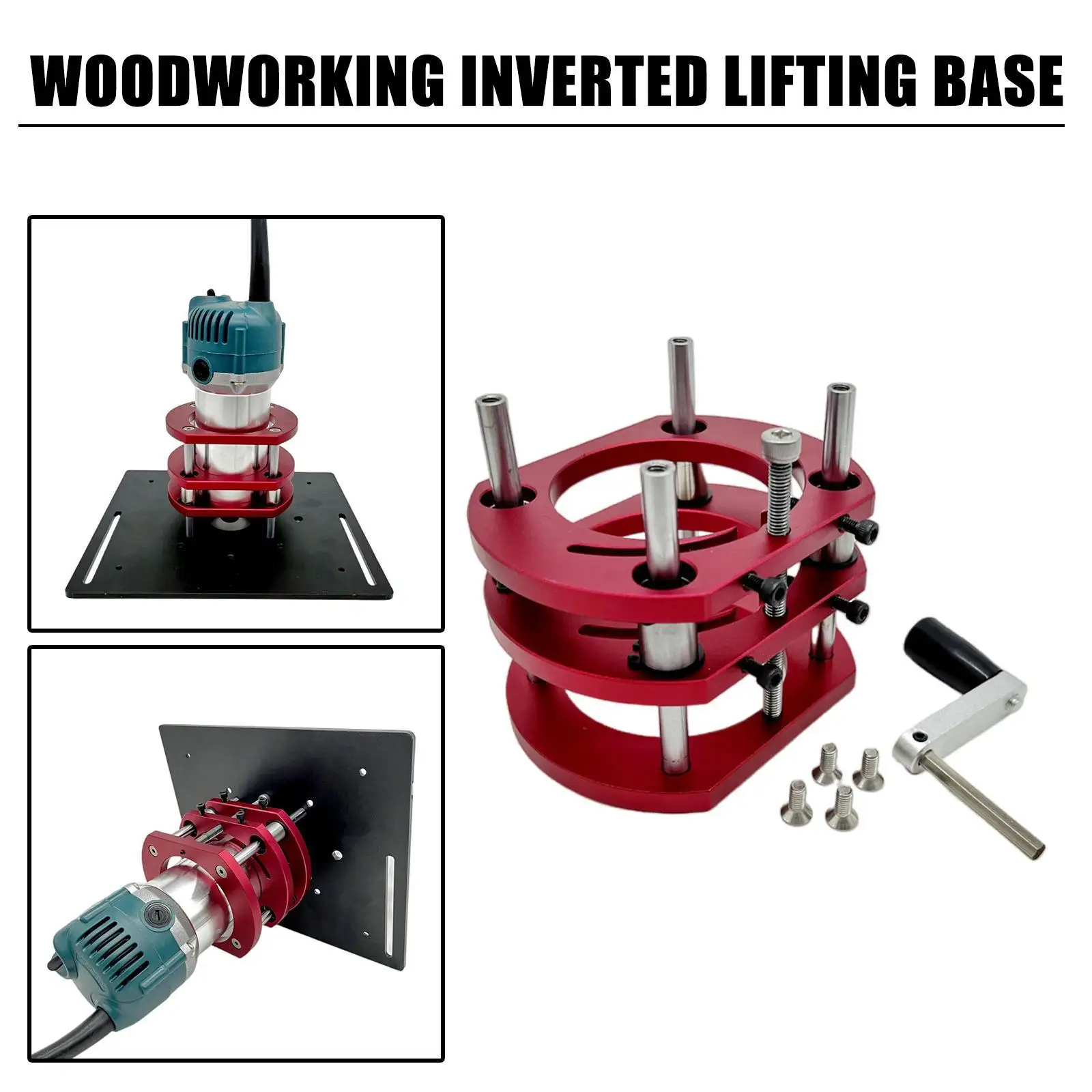 woodworking inverted lifting base flip panel base woodworking tools milling lifting table cutter base router tools