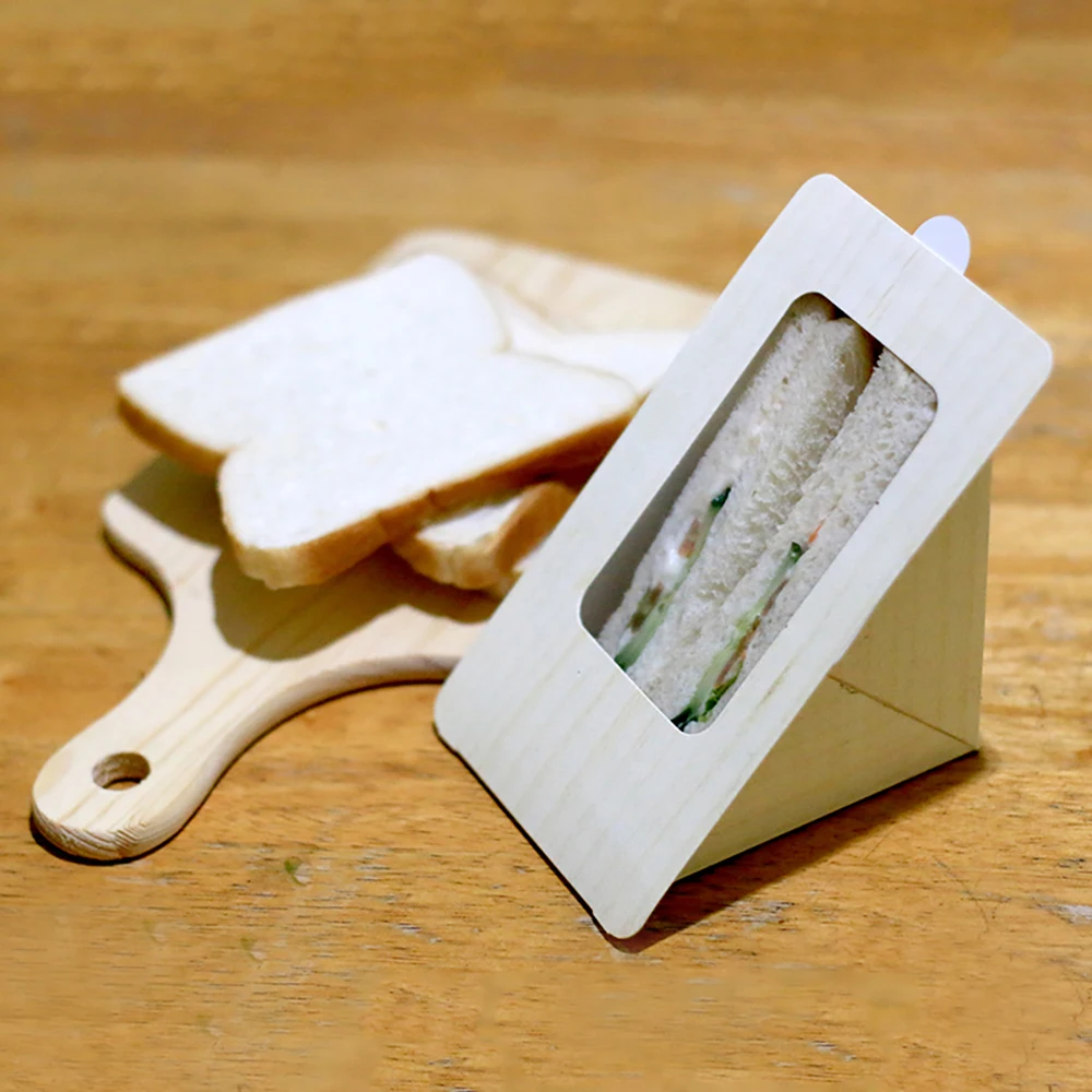 Wholesale Food Container Box for Bread Sandwich Egg Drop Box Sandwich Box