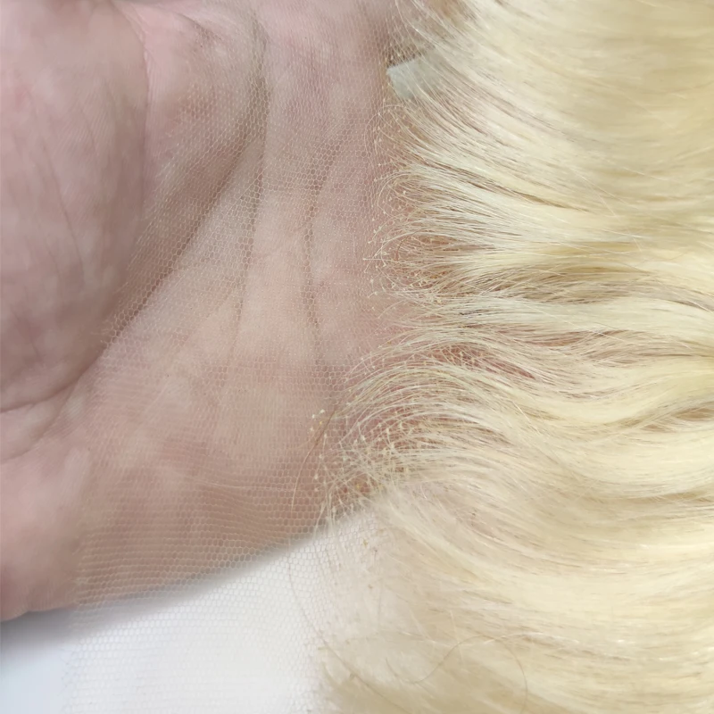 Wholesale 13A 613 blonde human virgin hair HD lace closure front, 613 13x4  lace frontal