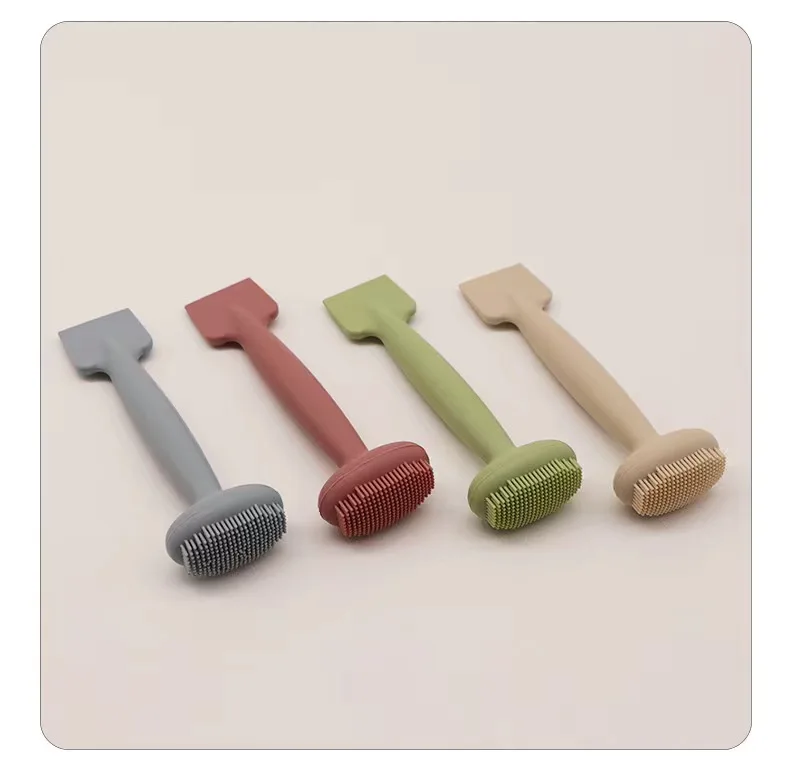 New design application cosmetic custom logo private label silicone facial mask brush